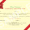Gift Certificate Template Xmas | Pharmacy Technician Cover With Present Certificate Templates
