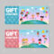 Gift Voucher Template With Colorful Pattern,cute Gift Voucher.. Inside Kids Gift Certificate Template