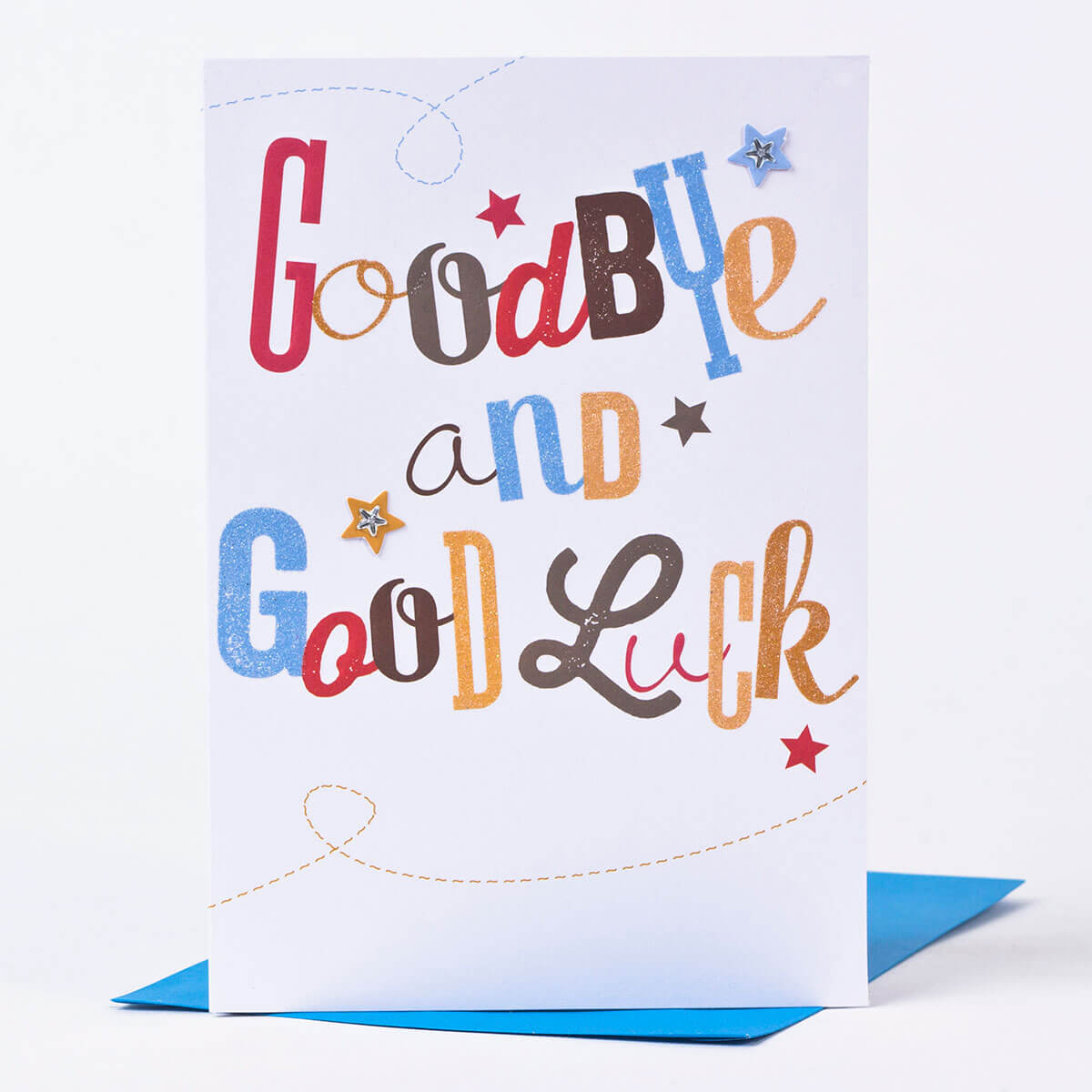 Good Luck Card – Goodbye & Good Luck For Good Luck Card Templates