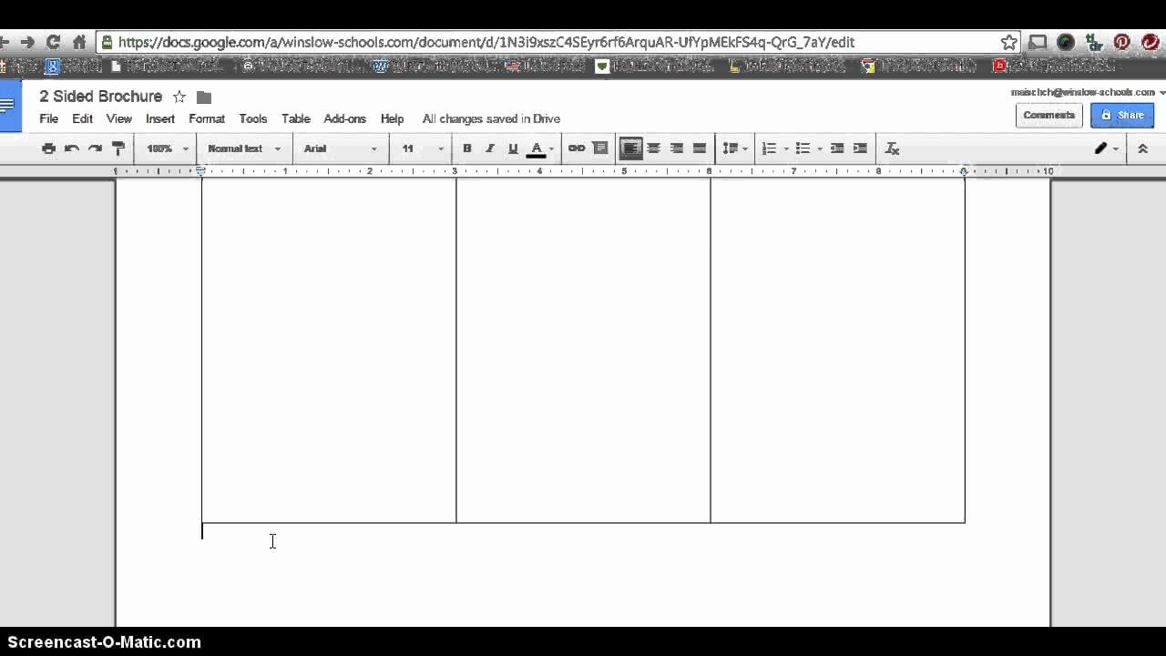 Google Docs Tri Fold Brochure Template In Tri Fold Brochure Template Google Docs