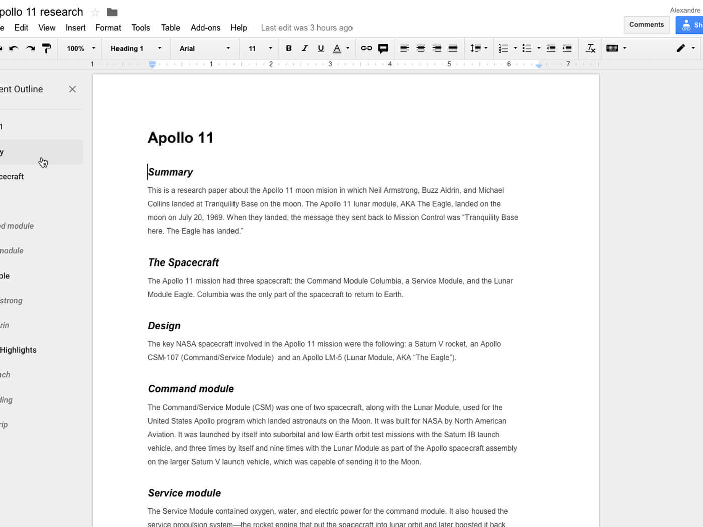 Google's New Docs Outline Tool Will Make It Easier To Inside Google Docs Index Card Template