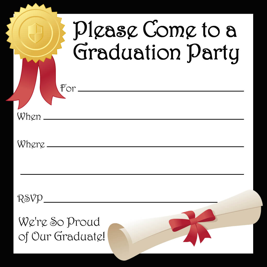Graduation Invitation Templates Word With Free Graduation Invitation Templates For Word