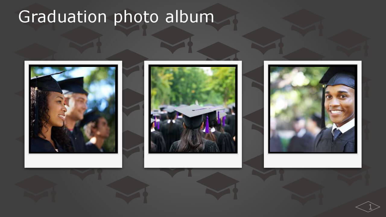 Graduation Photo Album Powerpoint Pertaining To Powerpoint Photo Album Template