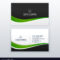 Green Business Card Professional Design Template Intended For Professional Name Card Template