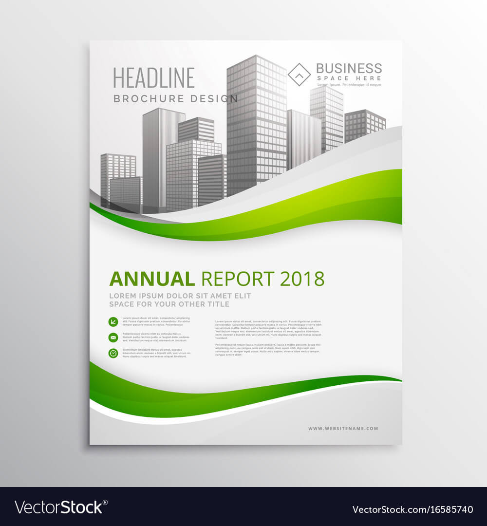 Green Real Estate Business Brochure Template With Regard To Real Estate Report Template