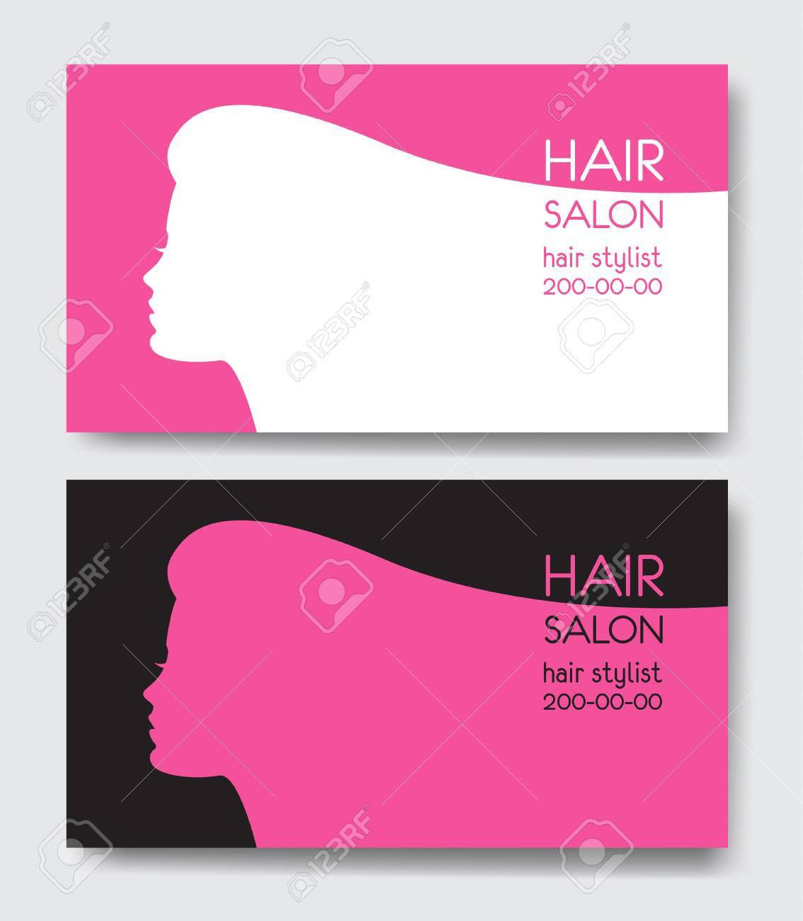 Hair Salon Business Card Templates. Intended For Hairdresser Business Card Templates Free