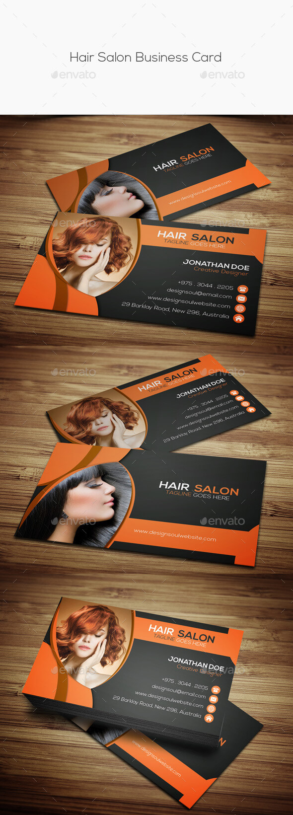 Hairdresser Graphics, Designs & Templates From Graphicriver Within Hairdresser Business Card Templates Free