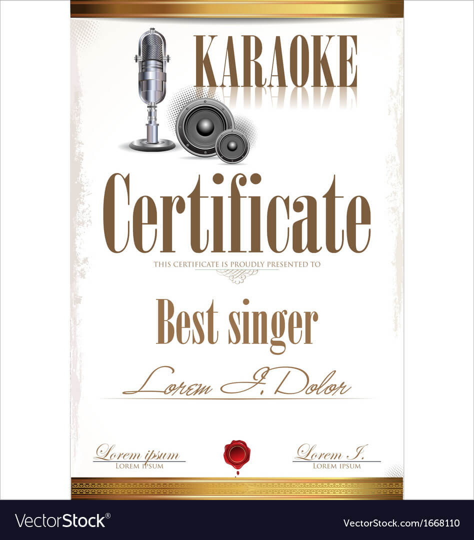 Halloween Certificate Template ] – Karaoke Certificate In Halloween Certificate Template