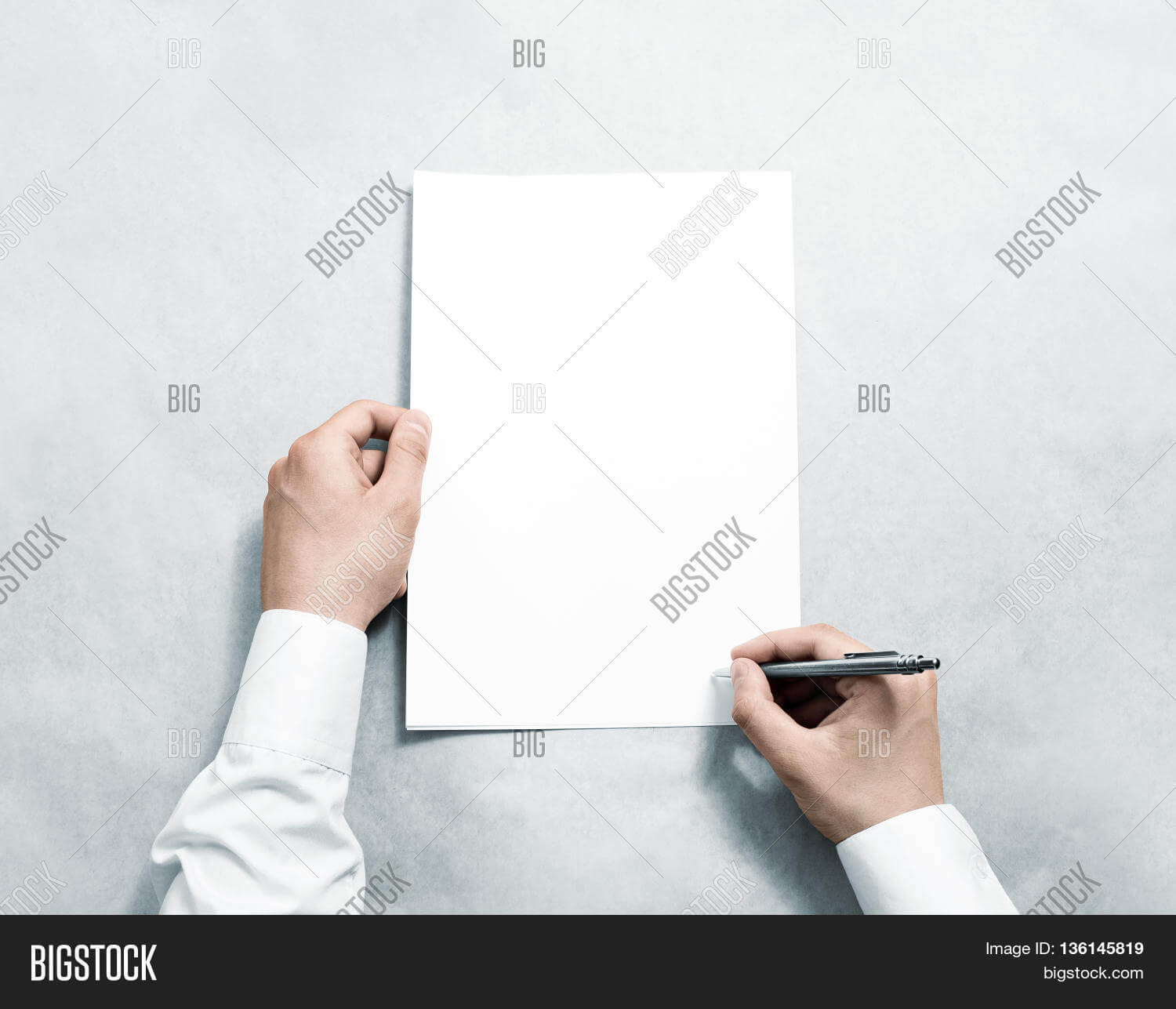 Hand Holding Blank Image & Photo (Free Trial) | Bigstock Inside Blank Legal Document Template