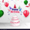 Happy Birthday Poster Banner Cover Template Design Pertaining To Free Happy Birthday Banner Templates Download
