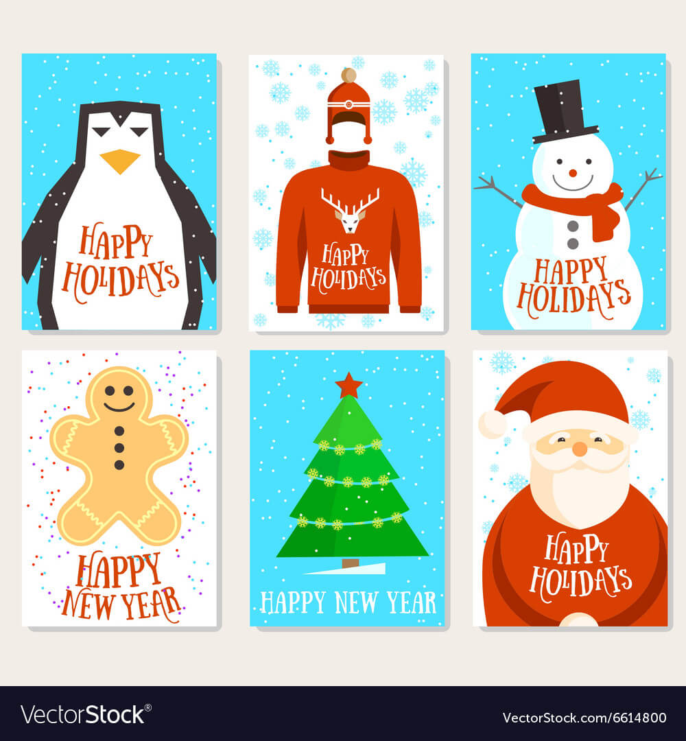 Happy Holidays Cards Template With Happy Holidays Card Template