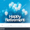 Happy Retirement Greeting Card Lettering Template Stock Intended For Retirement Card Template