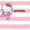 Hello Kitty Birthday Party Ideas – Invitations, Dress Regarding Hello Kitty Birthday Banner Template Free