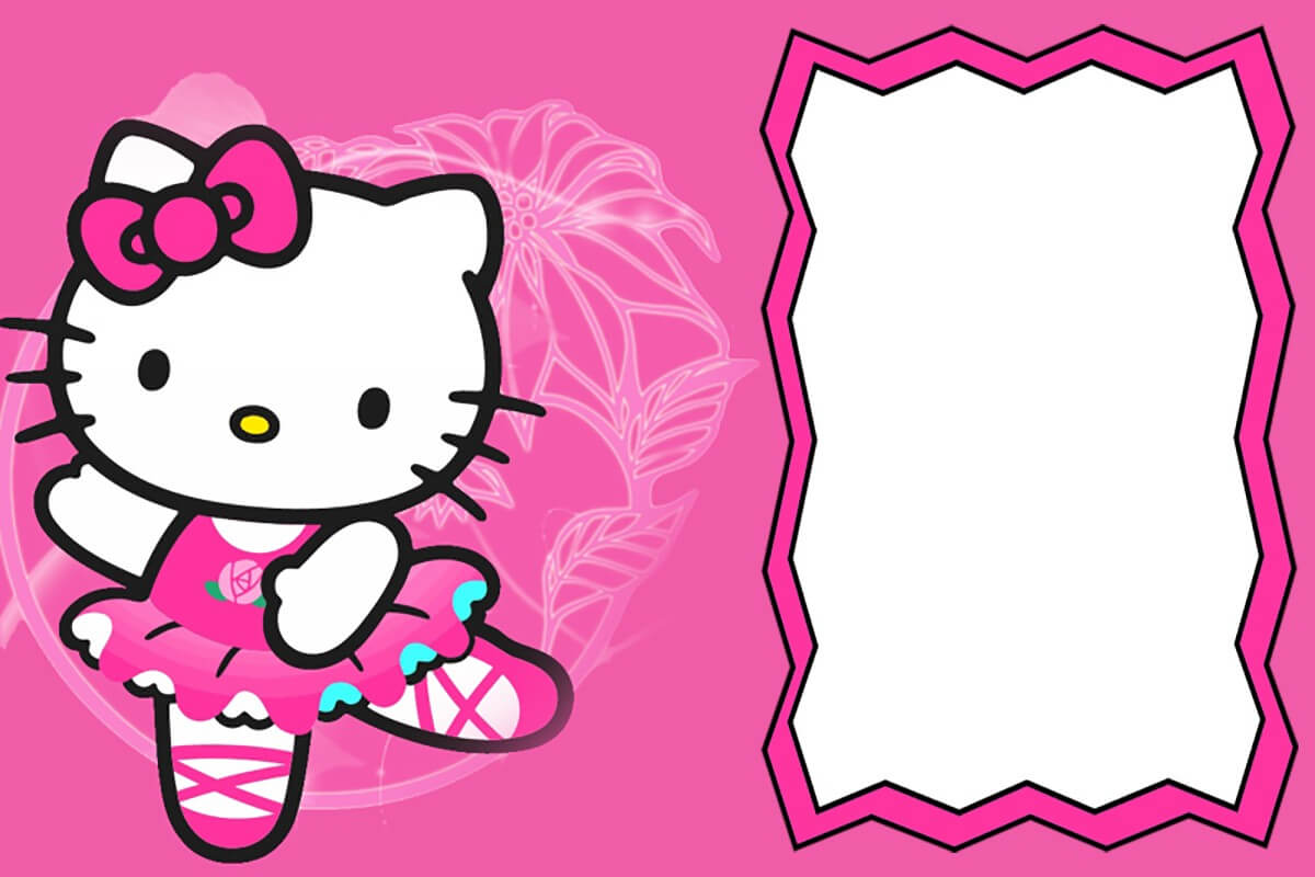 Hello Kitty Free Printable Invitation Templates Inside Hello Kitty Birthday Card Template Free