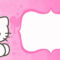 Hello Kitty Party Clipart Pertaining To Hello Kitty Banner Template
