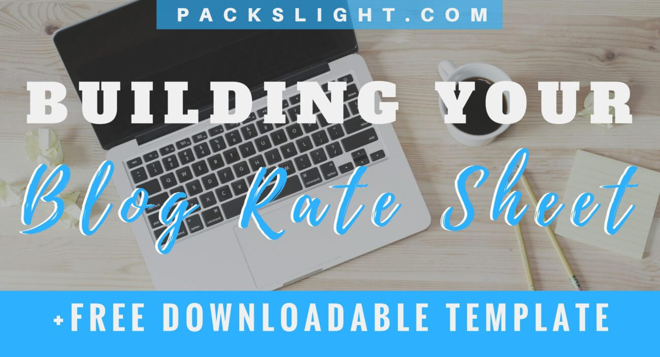 How To Build A Blog Social Media Rate Card (+Free Template Regarding Advertising Rate Card Template