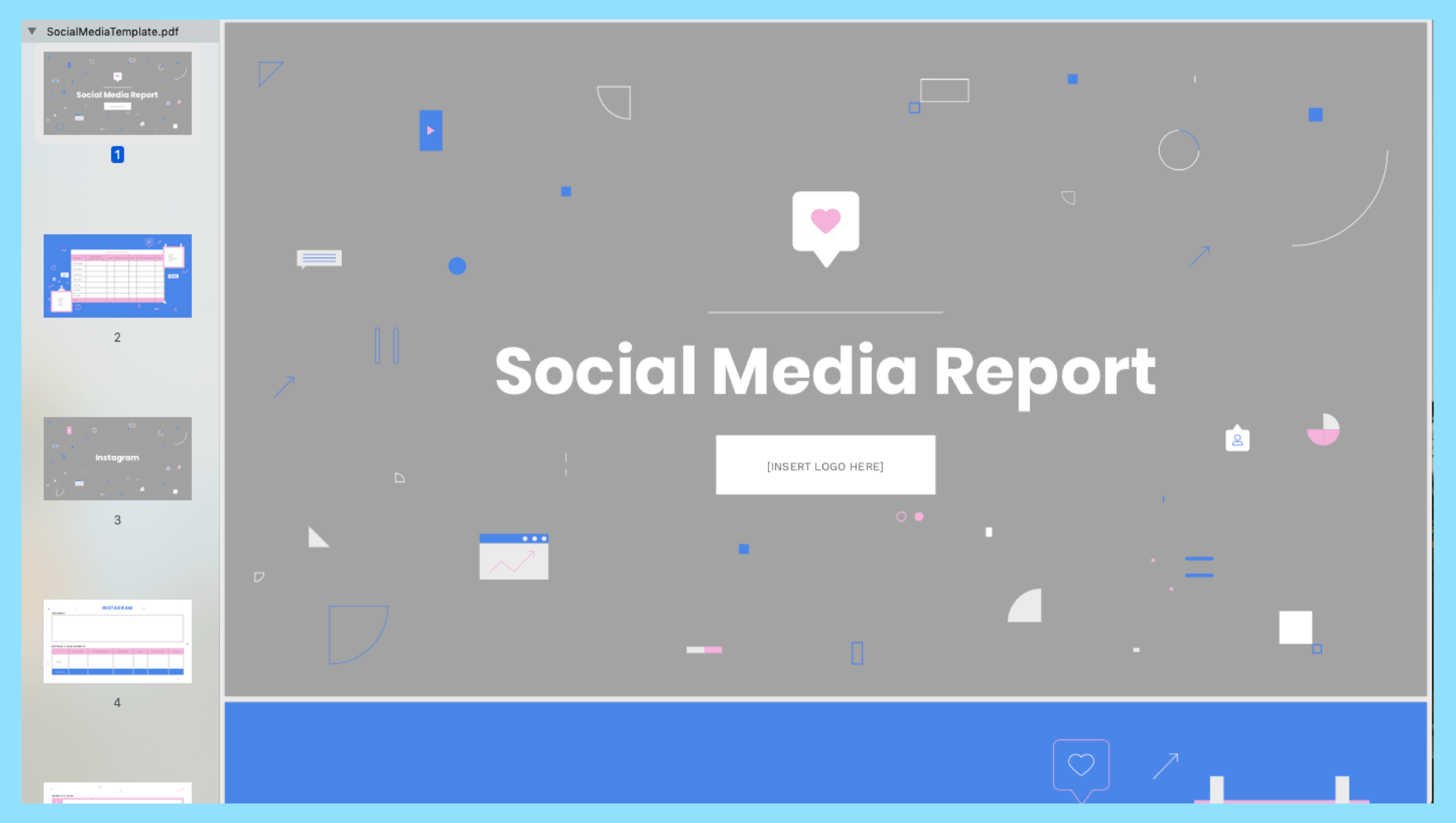 How To Build A Monthly Social Media Report Regarding Social Media Weekly Report Template