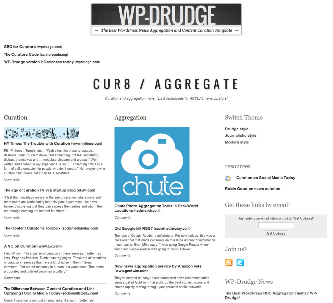 How To Create A Drudge Report Clone Using Wp Drudge – Wp Mayor Regarding Drudge Report Template