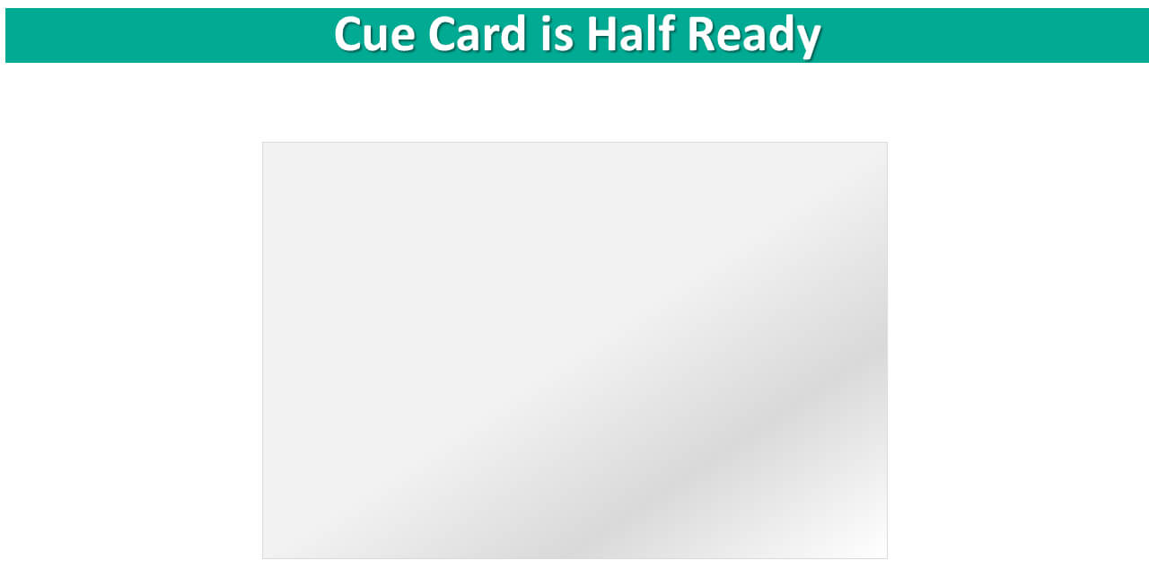 How To Create Cue Cards In Powerpoint In Just 5 Minutes In Queue Cards Template