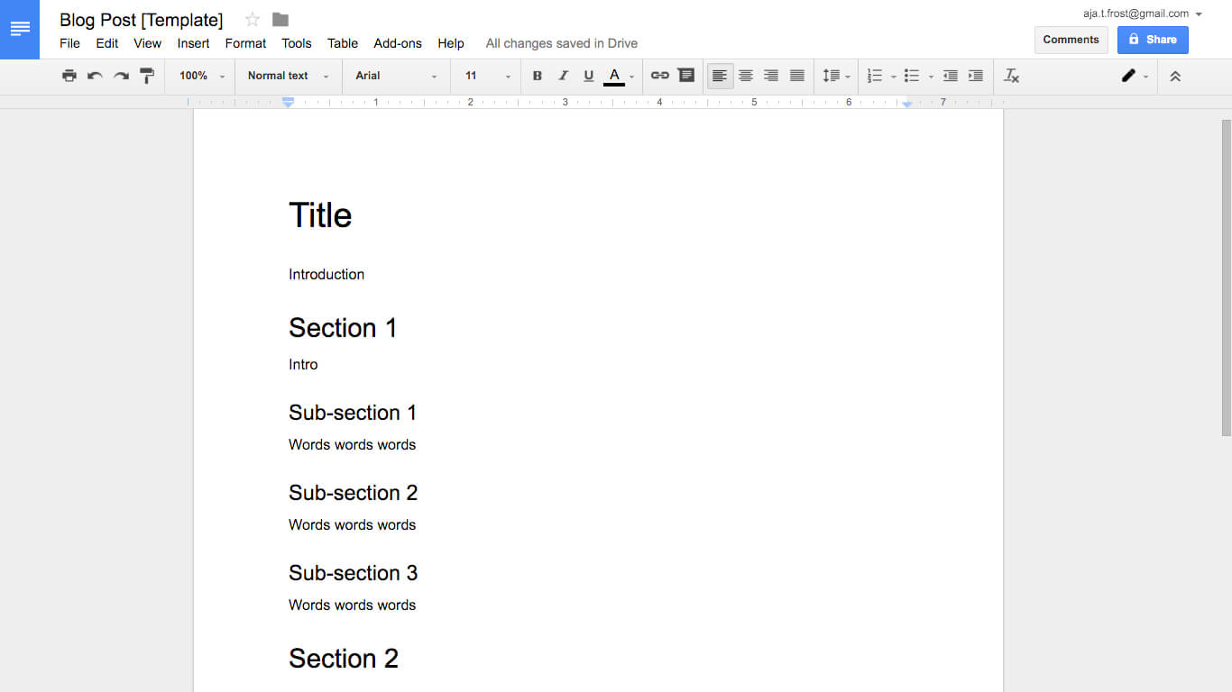How To Create Effective Document Templates Intended For Google Docs Note Card Template