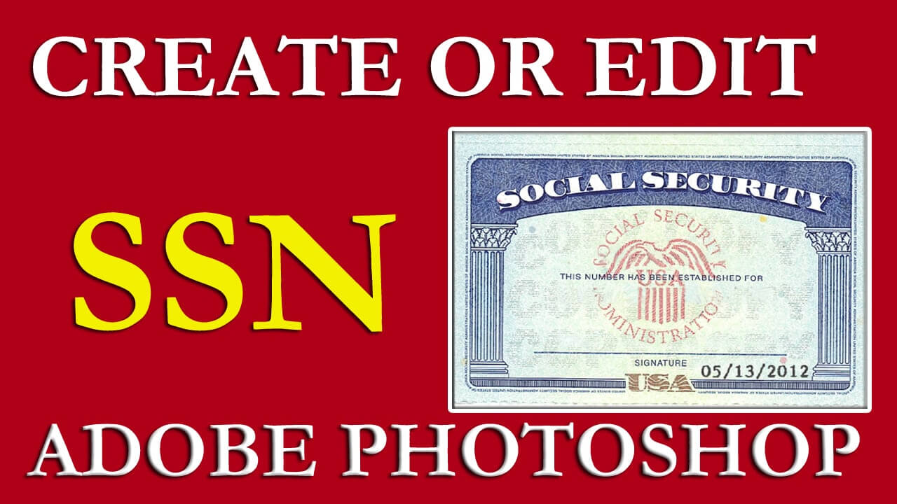 How To Edit Ssn | Ssn Pdf Template Download Free On Vimeo Throughout Fake Social Security Card Template Download