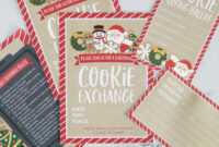 How To Host A Cookie Exchange (W/ Free Printables!) - I pertaining to Cookie Exchange Recipe Card Template