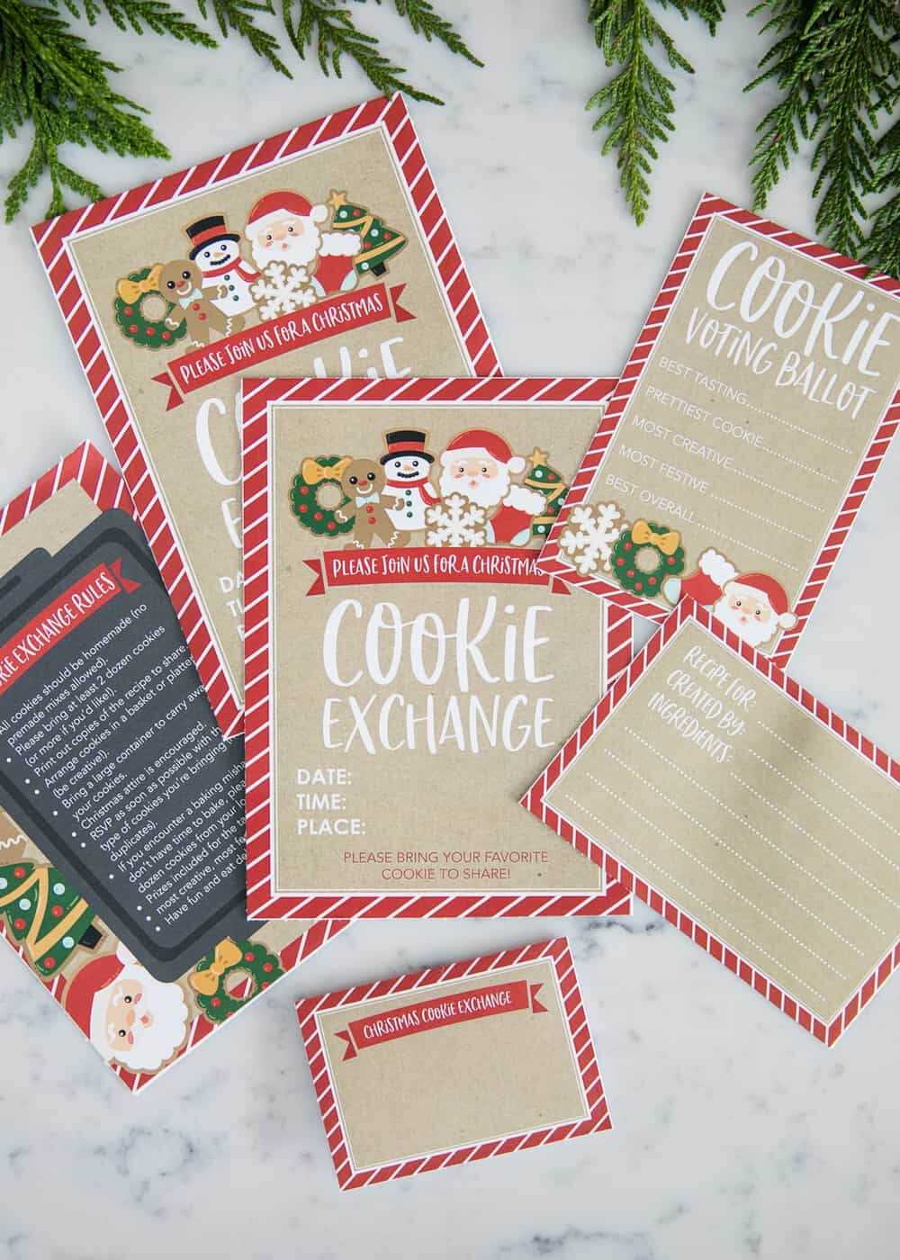 How To Host A Cookie Exchange (W/ Free Printables!) - I Pertaining To Cookie Exchange Recipe Card Template