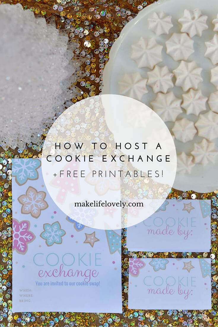 How To Host A Successful Cookie Exchange + Free Printables! Within Cookie Exchange Recipe Card Template