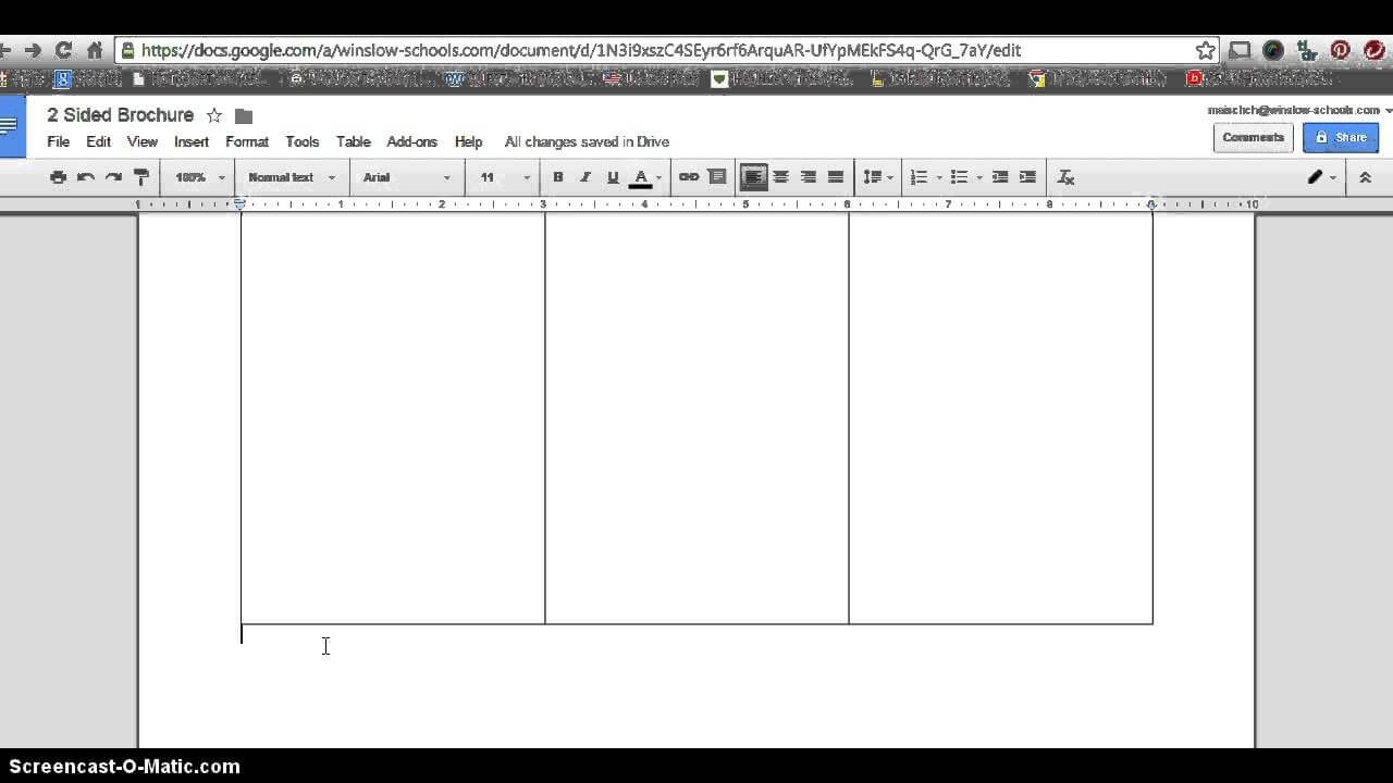How To Make A Brochure In Google Docs Youtube Format Within Google Docs Tri Fold Brochure Template