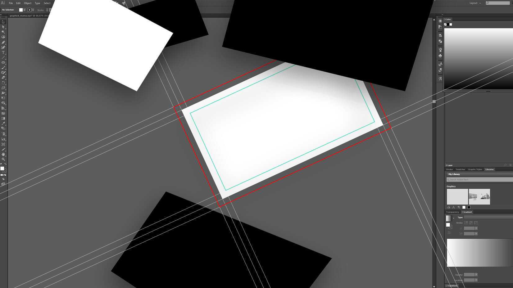 How To Make A Business Card Template With Bleeds In Adobe In Adobe Illustrator Business Card Template