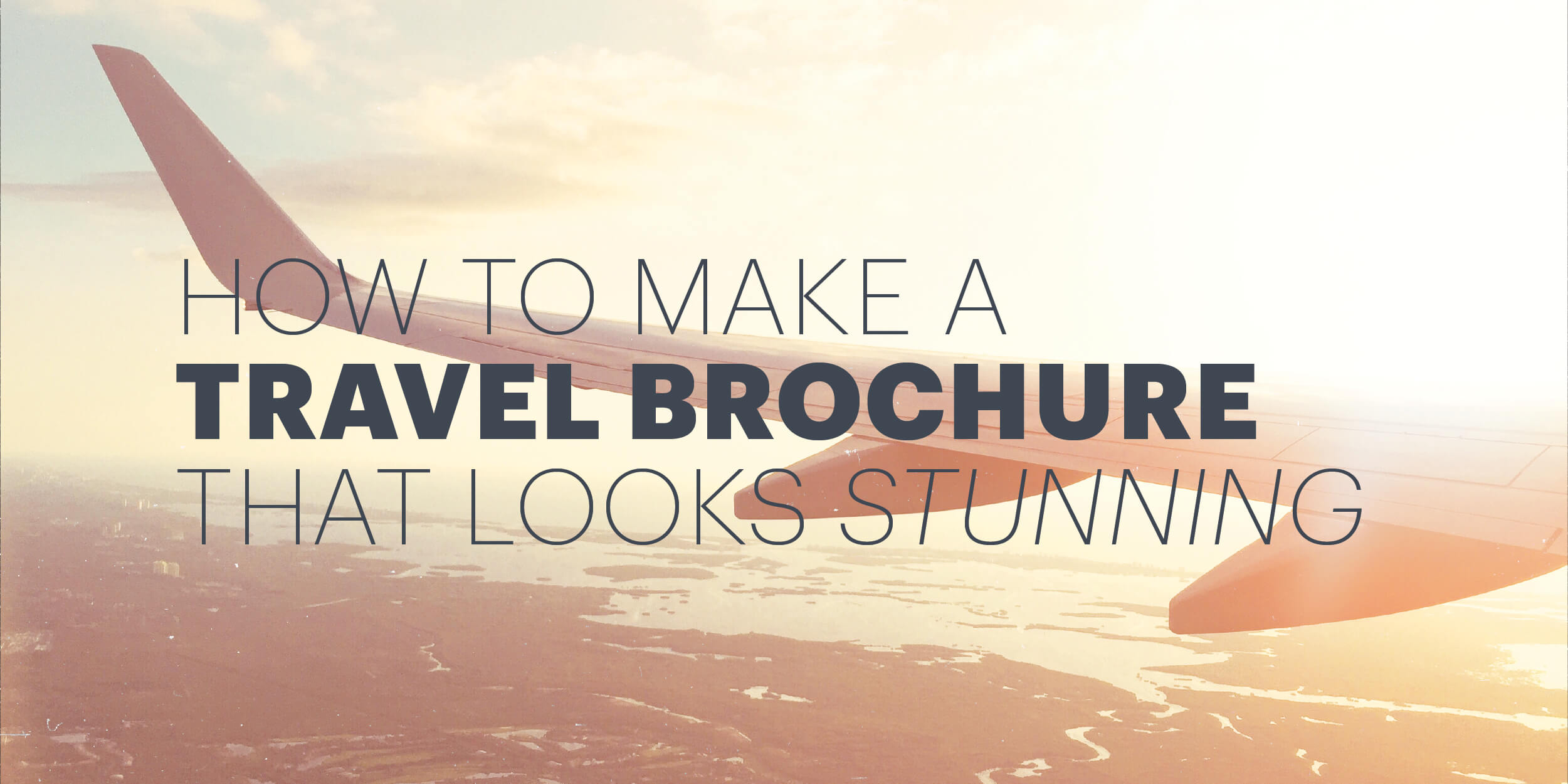 How To Make An Awesome Travel Brochure [With Free Templates] With Travel Guide Brochure Template