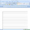 How To Make Lined Paper In Word 2007: 4 Steps (With Pictures) With Ruled Paper Template Word