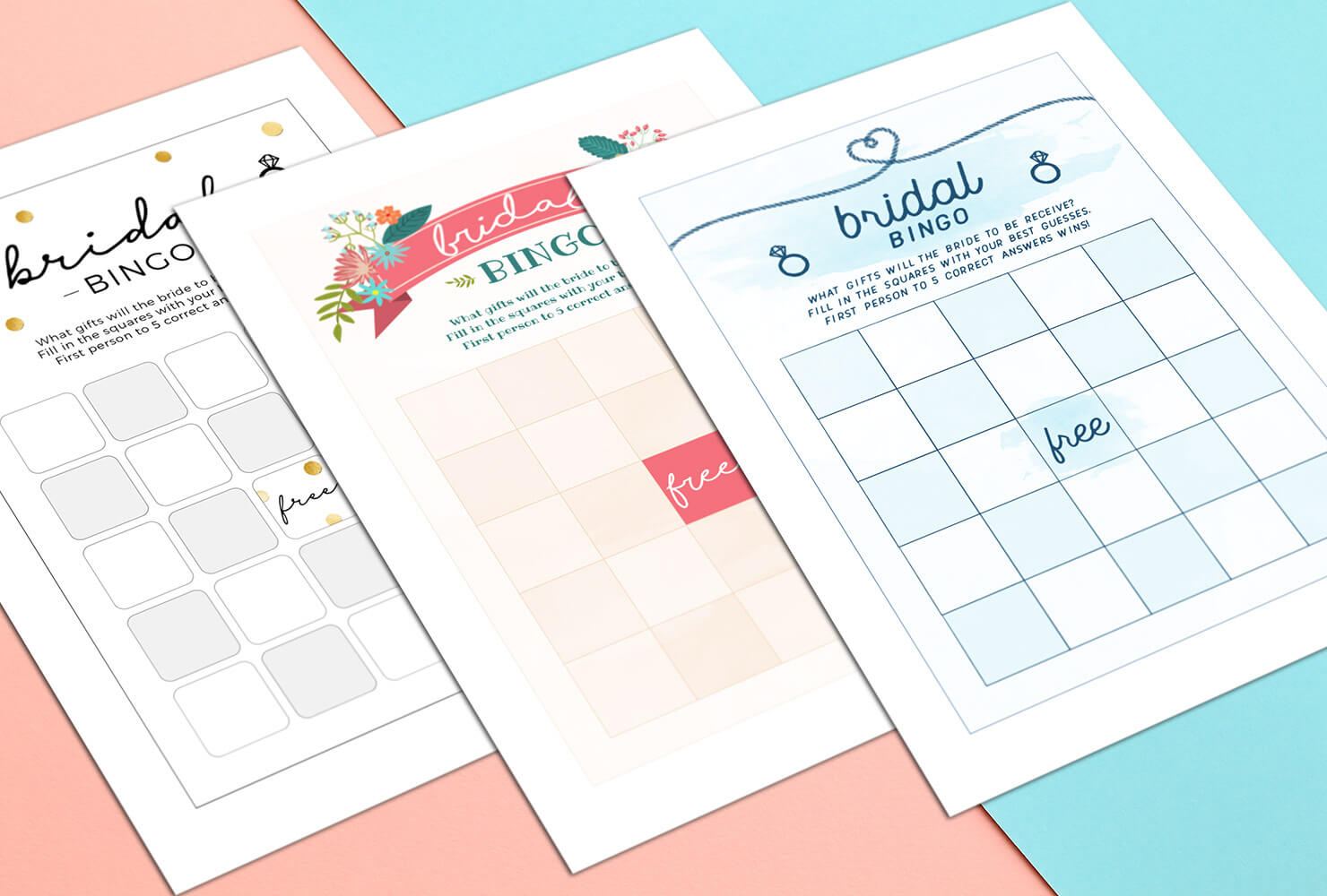 How To Play Bridal Shower Bingo (With Printables) | Shutterfly Pertaining To Blank Bridal Shower Bingo Template
