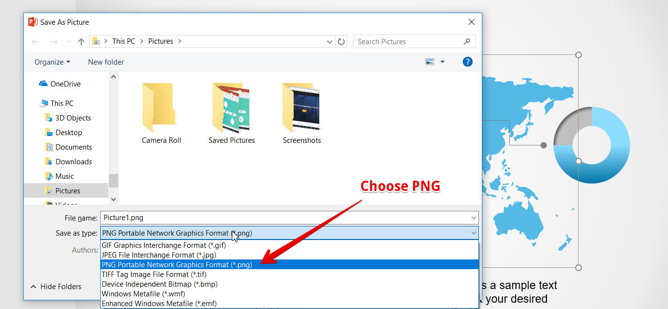 How To Save A Powerpoint Shape To Png With 100% Transparent In How To Save Powerpoint Template
