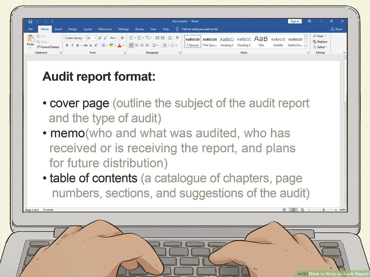 How To Write An Audit Report: 14 Steps (With Pictures) – Wikihow Within Internal Control Audit Report Template