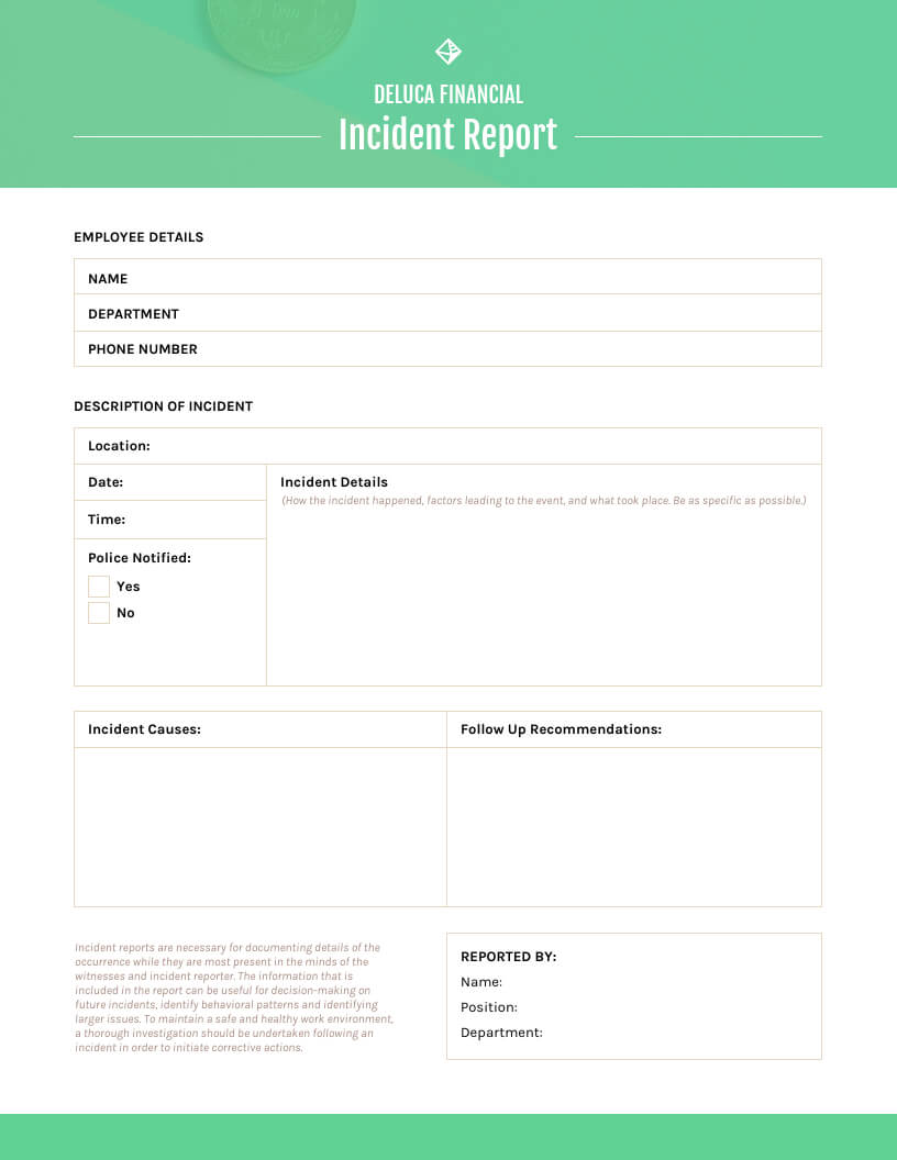 How To Write An Effective Incident Report [Examples + In Post Event Evaluation Report Template