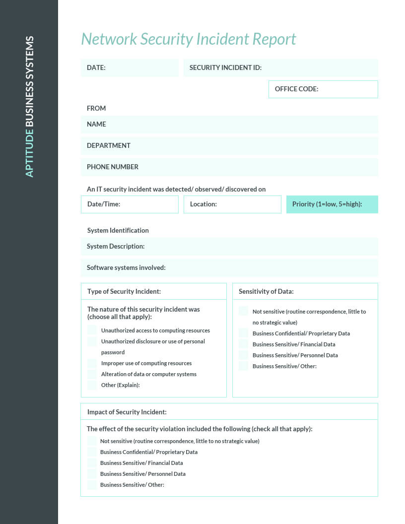 How To Write An Effective Incident Report [Examples + Within Incident Summary Report Template