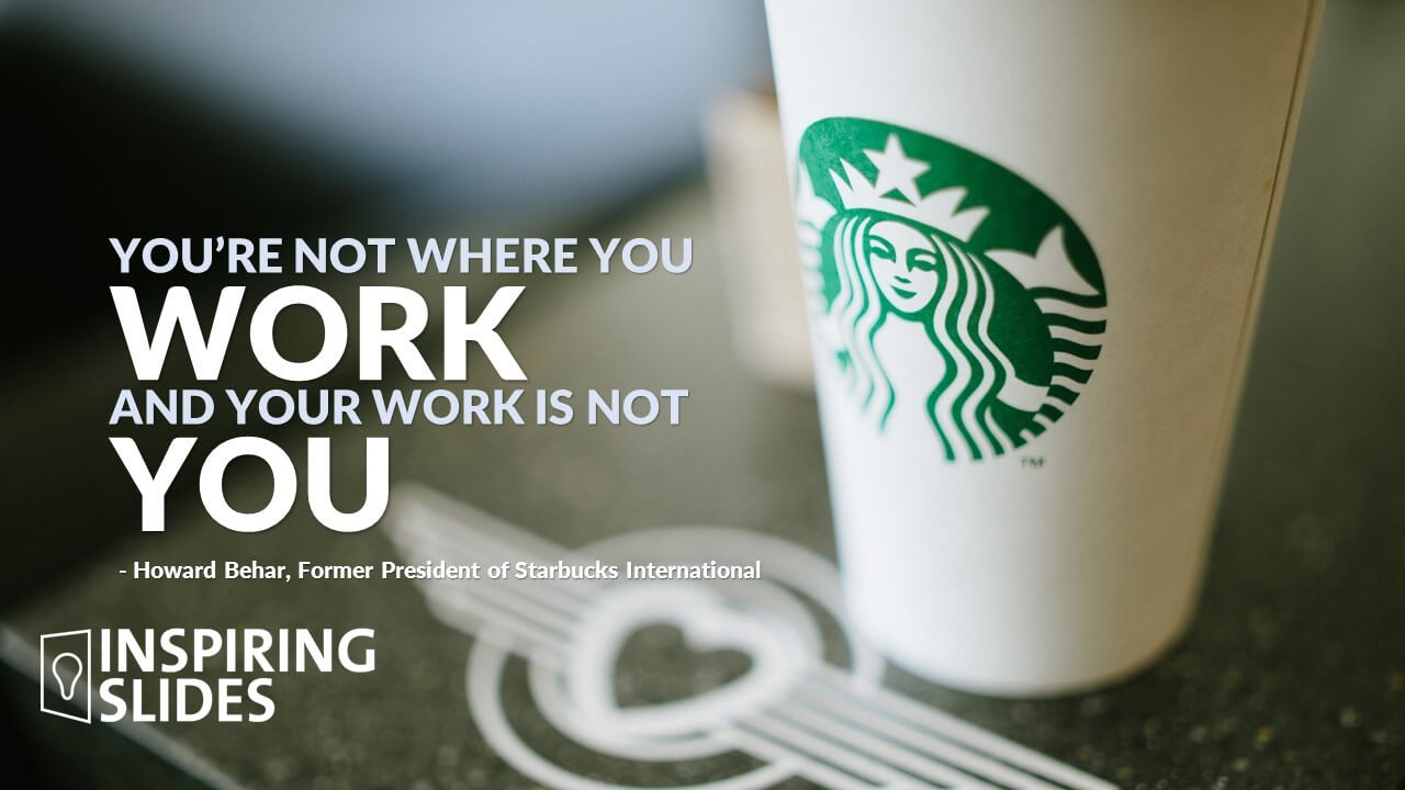 Howard Behar – Slide | Inspiringslides Inside Starbucks Powerpoint Template