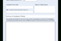 Hse Health Safety Incident Investigation Report | Templates At with Hse Report Template