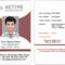 Identity Card Templates. Webbience Employee Id Card Design Inside Sample Of Id Card Template