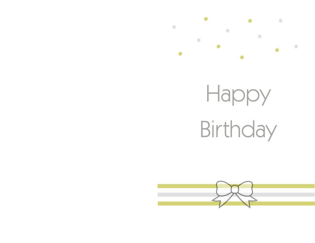 Impressive Birthday Card Template Free Ideas Printable Happy For Foldable Birthday Card Template