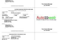 Insurance Card Template - Fill Online, Printable, Fillable within Proof Of Insurance Card Template