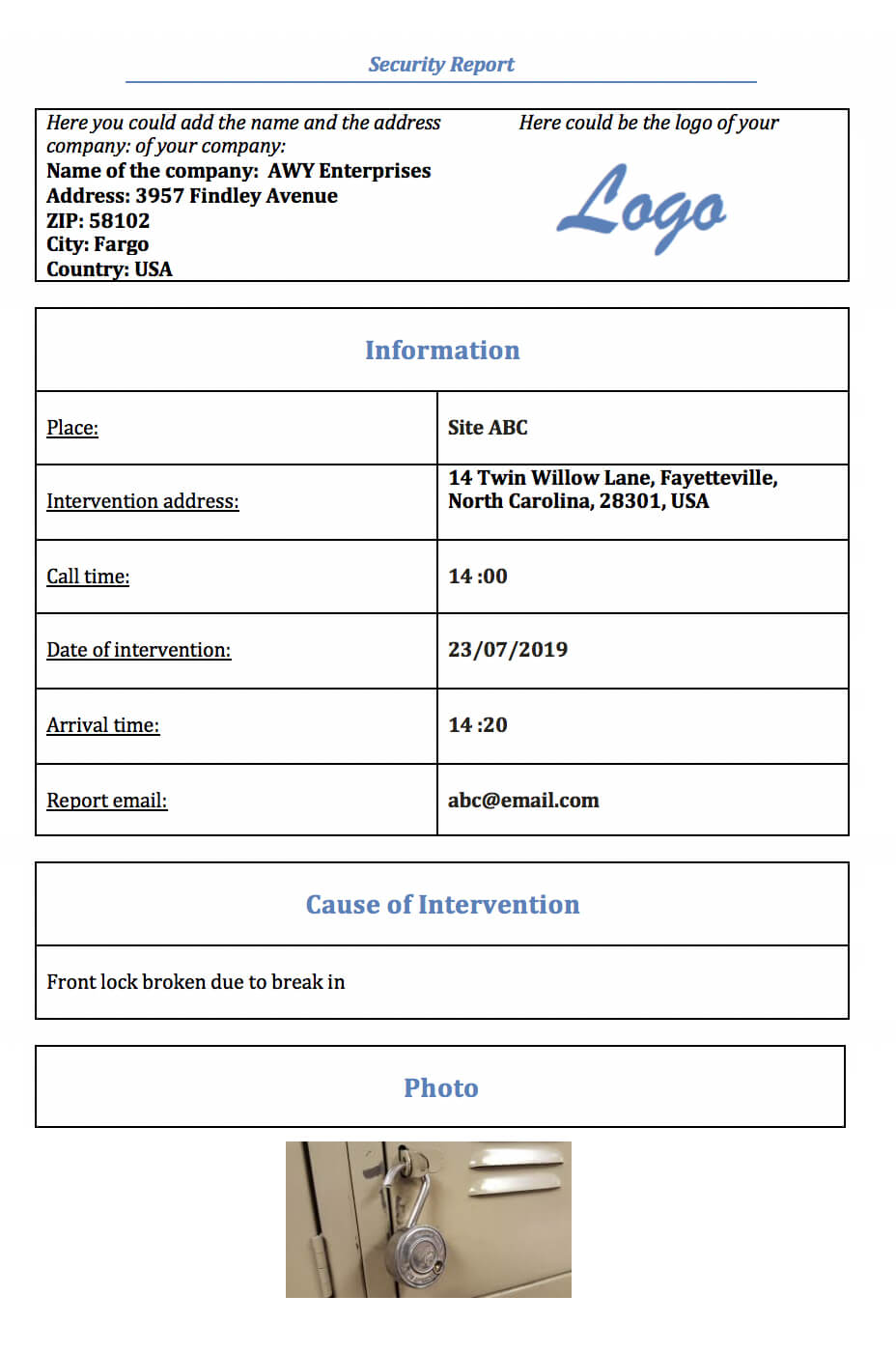 Intervention Reports Using An Iphone, Ipad, Android Or Windows In Intervention Report Template