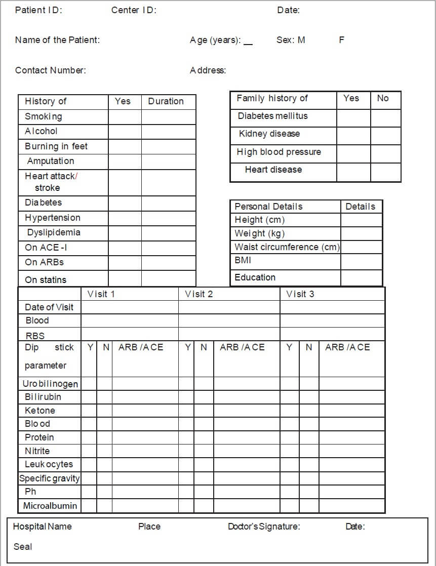 Journal:basics Of Case Report Form Designing In Clinical In Clinical Trial Report Template