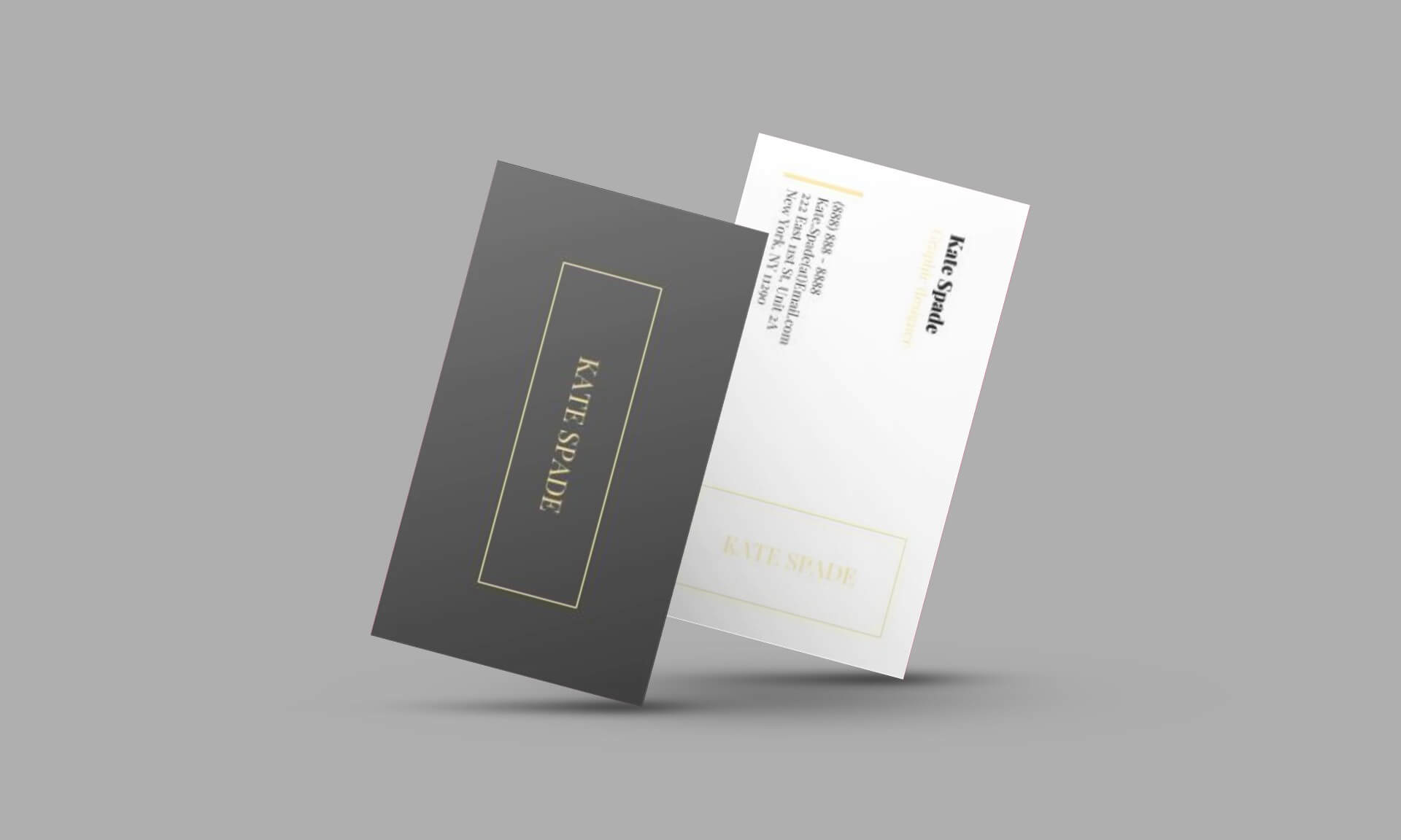 Kate Spade Business Card Template For Google Docs – Stand Within Card Stand Template