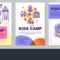 Kids Children Summer Camp Brochure Template Stock Image Intended For Summer Camp Brochure Template Free Download