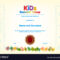 Kids Summer Camp Diploma Or Certificate Template Within Fun Certificate Templates