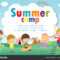 Kids Summer Camp Education Template Advertising Brochure Intended For Summer Camp Brochure Template Free Download