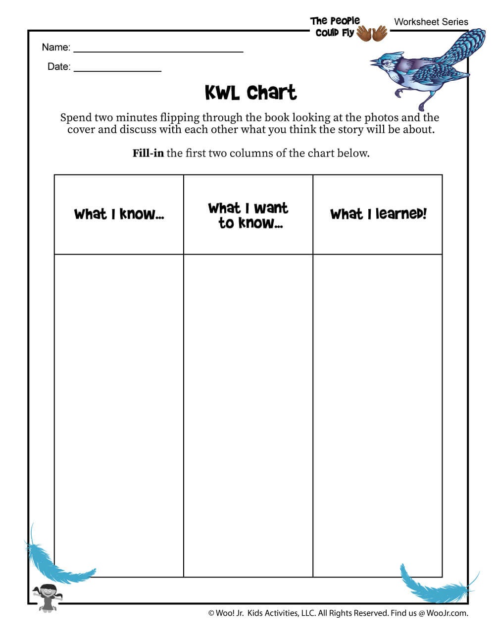 Kwl Chart Worksheet | Woo! Jr. Kids Activities With Regard To Kwl Chart Template Word Document