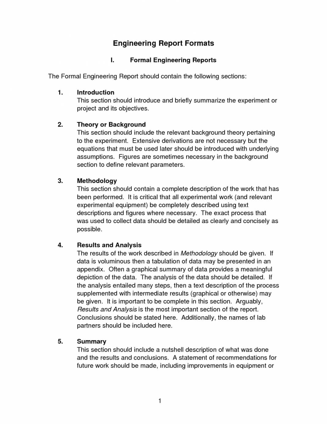 Lab Eport Introduction Sample Template Example Psychology Throughout Engineering Lab Report Template